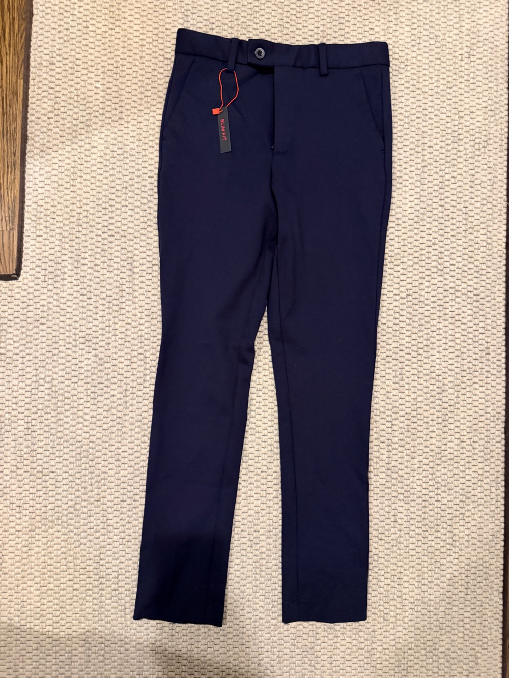 Leo & Zachary boys Navy Slim Leg Pants size 12 NWT